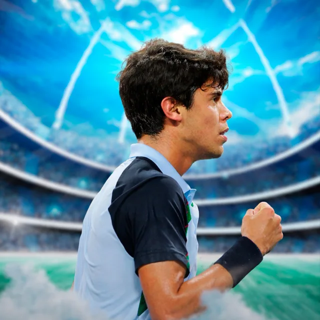 Jugador de tenis en Centro TCP
